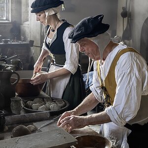 Food preparation in a medieval kitchen.jpg