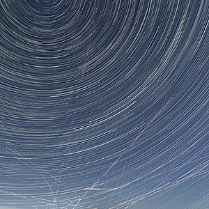 Gladhouse Reservoir Startrail.