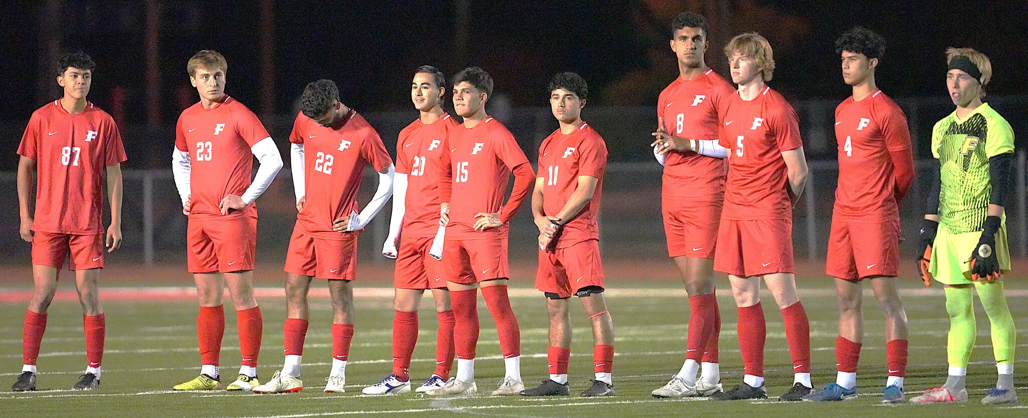 FRIENDS MENS SOCCER TEAM BEFORE GAME 11-1-24