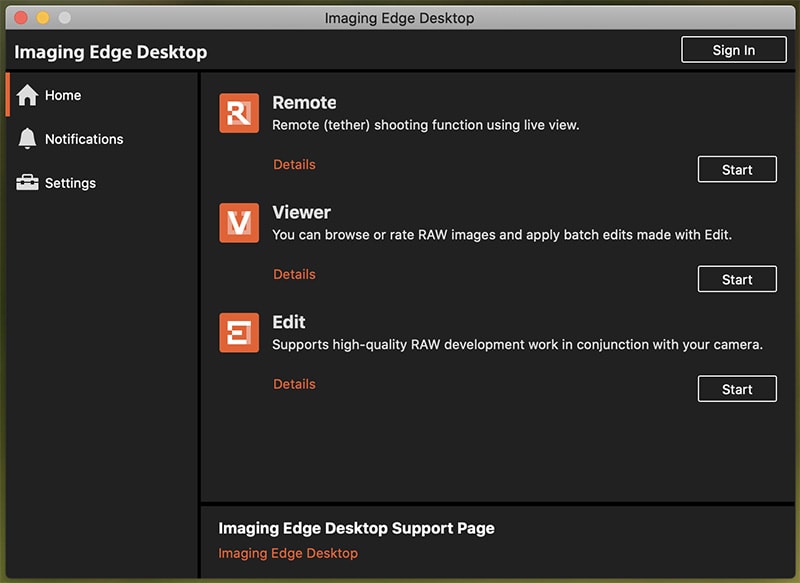 Imaging edge desktop